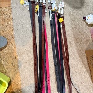 Assorted Leather Belts